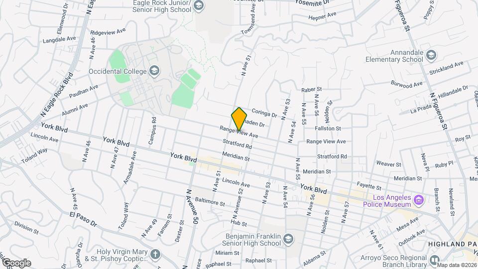 5124 Range View Ave Mapa y Detalles de la Ubicación