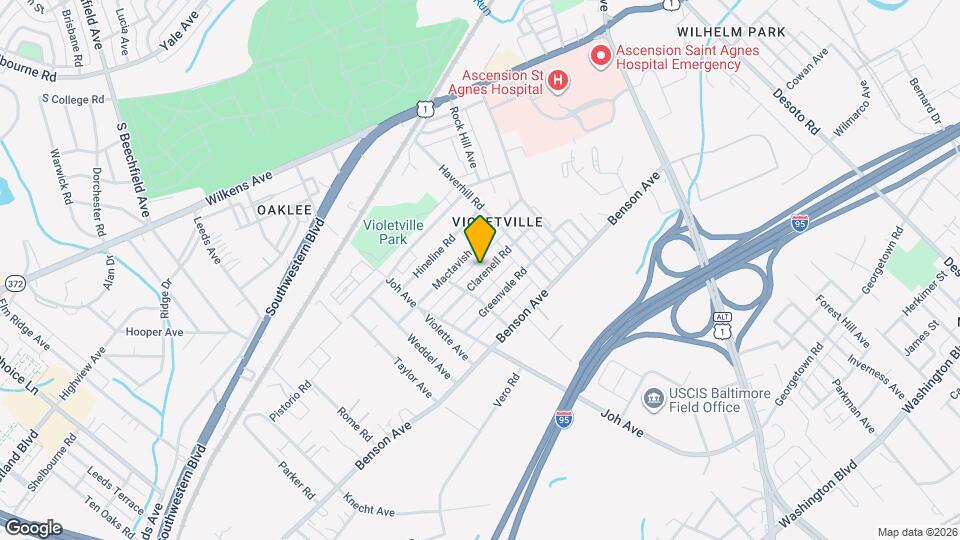 3638 Clarenell Rd Mapa y Detalles de la Ubicación