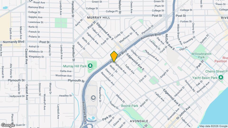 1222 Ingleside Ave Map and Location Details