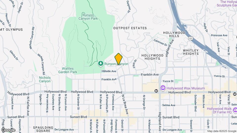 Hillside, 7101-7111 1/2 Map and Location Details