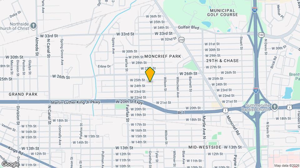 1609 W 24th St Map and Location Details