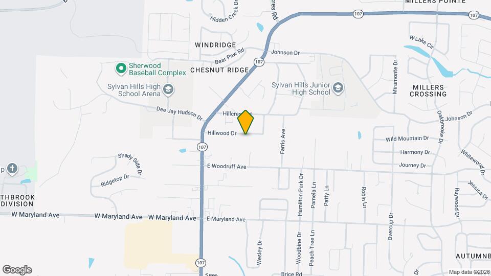 318 Hillwood Dr Map and Location Details