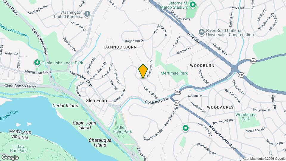 6703 Rannoch Rd Map and Location Details