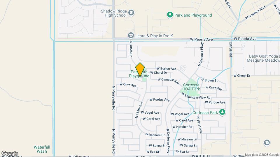 18526 W Cinnabar Ave Map and Location Details