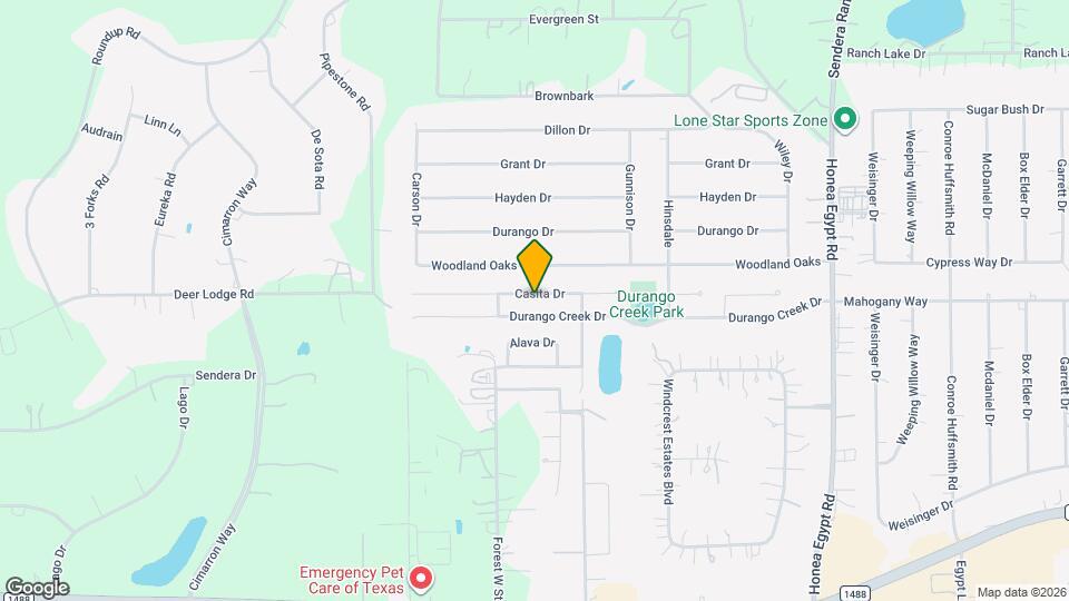 7215 Casita Dr Map and Location Details