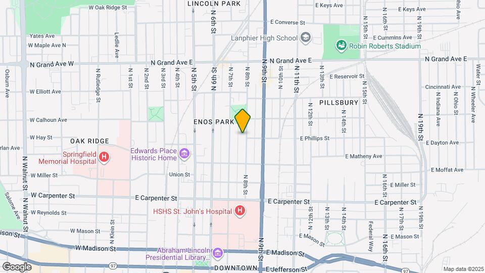 913 N 8th St Map and Location Details