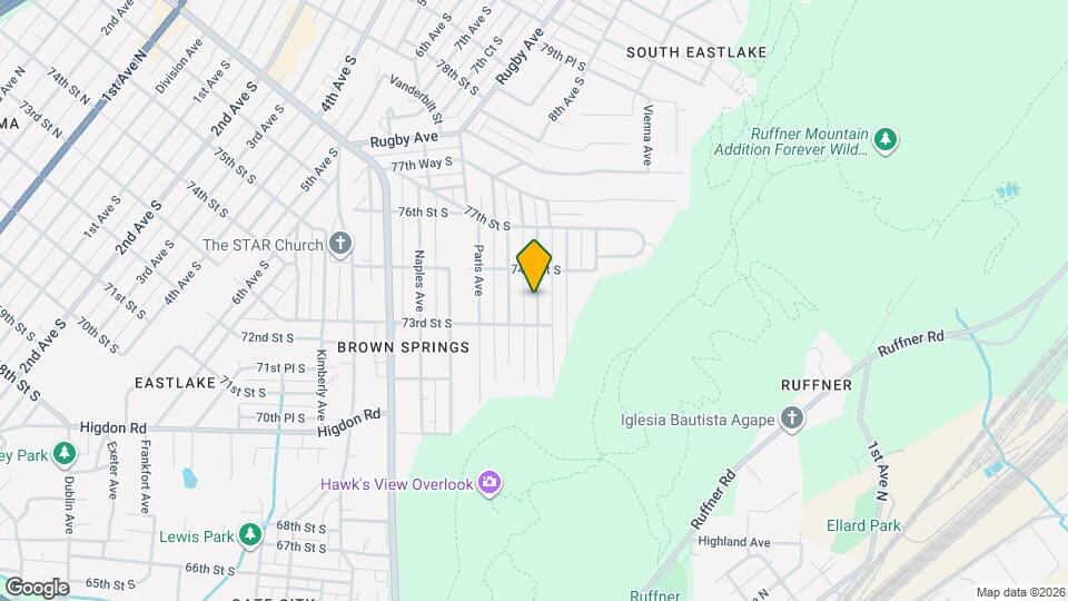 7320 Rome Ave Map and Location Details