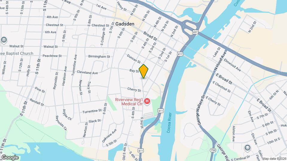 408 S 3rd St Map and Location Details