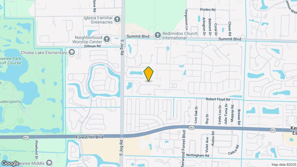 1032 Pinewood Lake Ct Map and Location Details