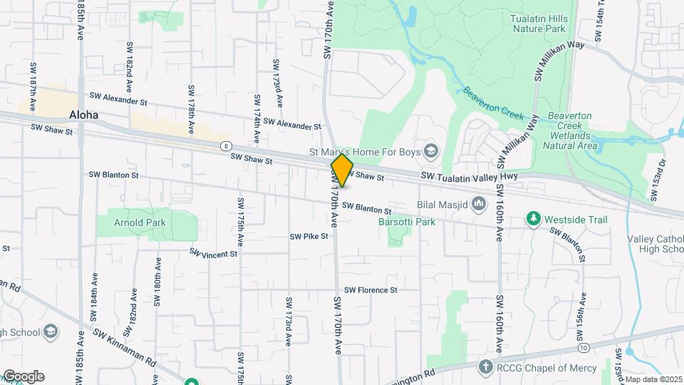 3980 SW 170th Ave Map and Location Details
