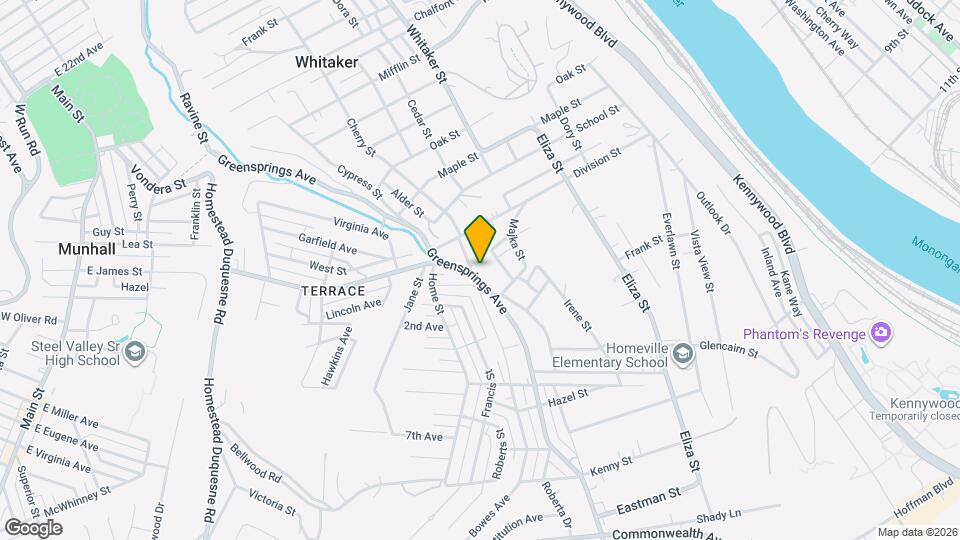 3805 Greensprings Ave Mapa y Detalles de la Ubicación