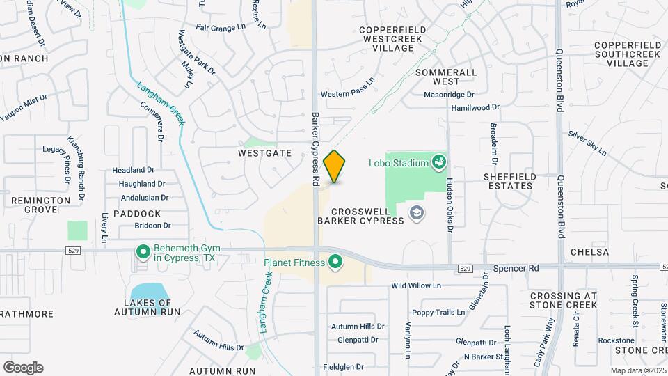 7202 Barker Cypress Rd Map and Location Details