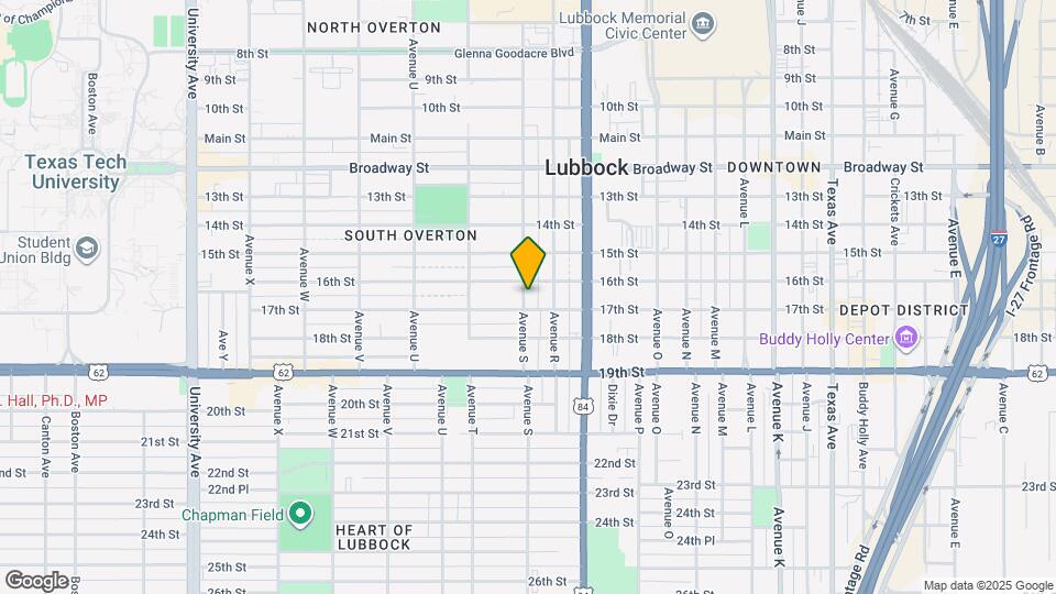 1605 Avenue S-Unit -DUPLEX Map and Location Details