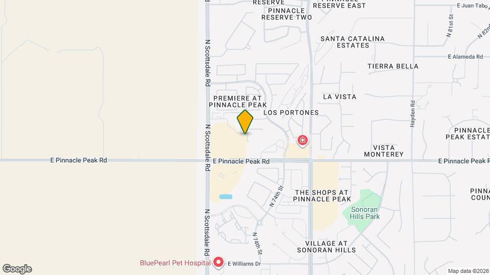 23554 N 73rd Pl Map and Location Details