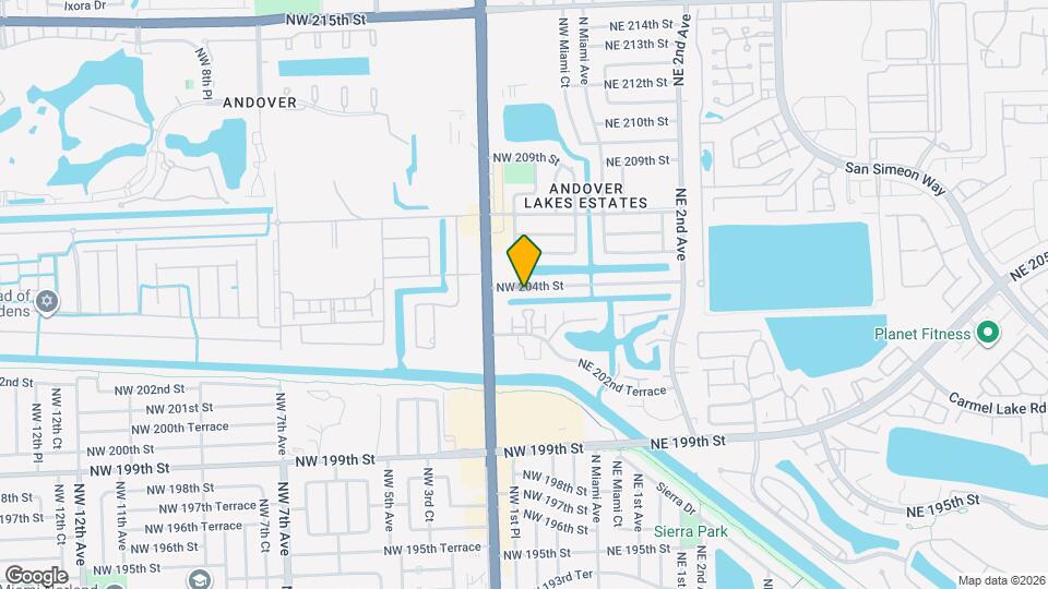 100 NW 204th St Map and Location Details