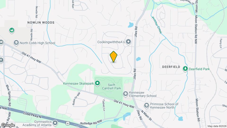 3521 Daventry Ln NW Map and Location Details