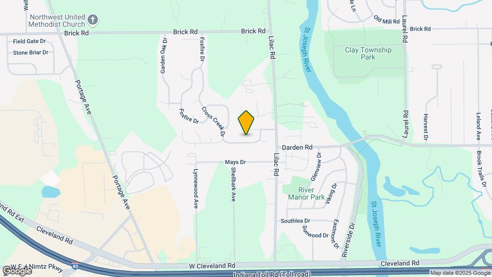1903 Cross Creek Dr Map and Location Details