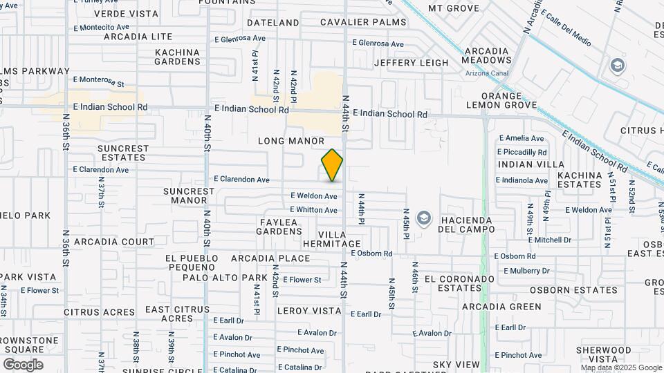 4335 E Clarendon Ave Map and Location Details