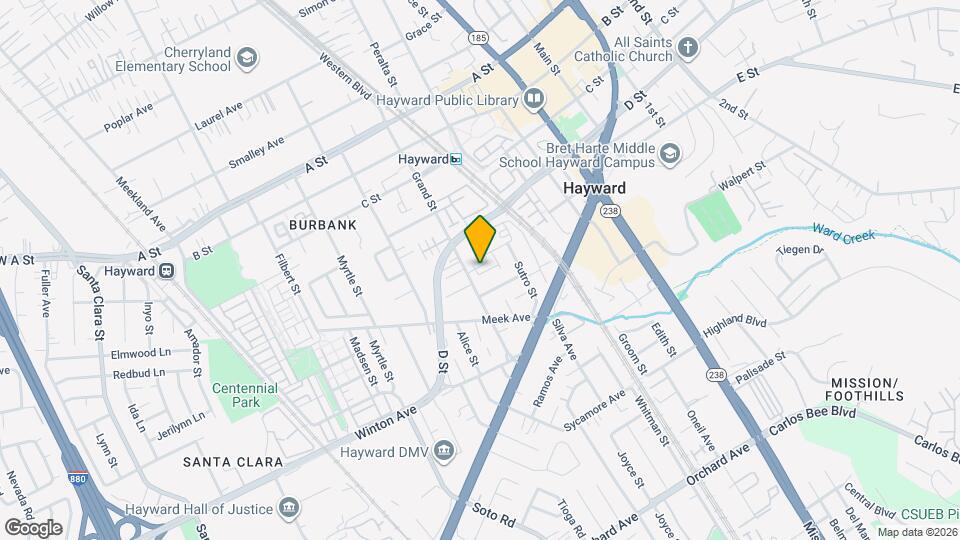 622 Arcadia Dr Map and Location Details