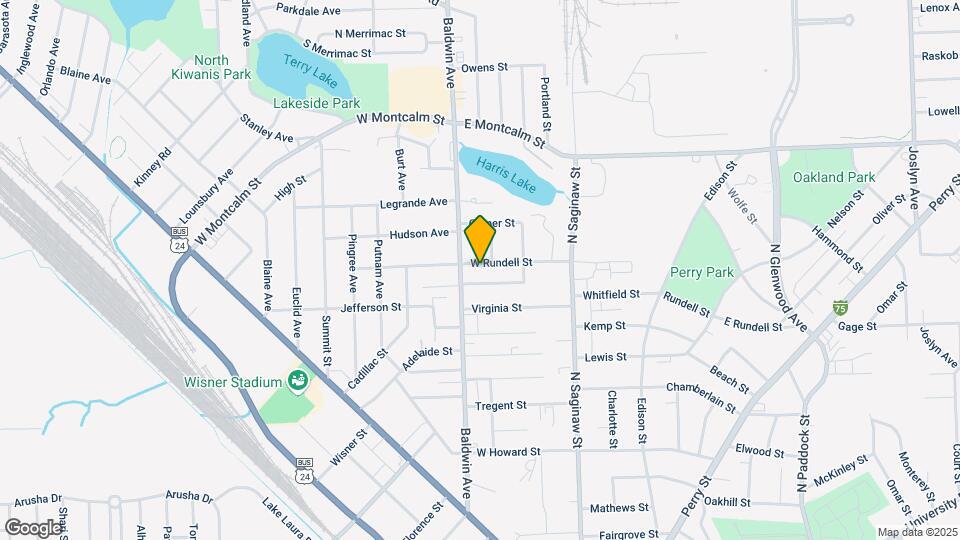 105 W Rundell St Map and Location Details