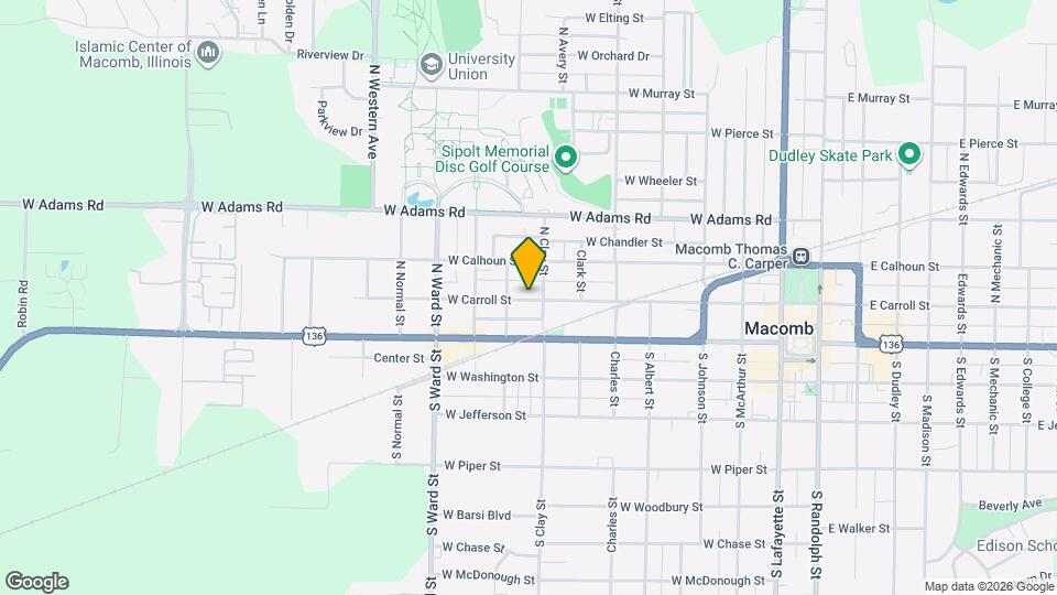 714 W Carroll St Map and Location Details