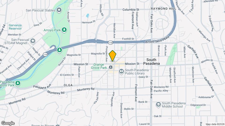 958 Mission St, Unit C Map and Location Details