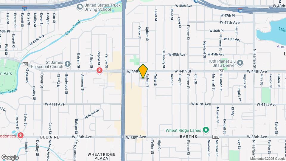 Wheat Ridge Town Center North Map and Location Details