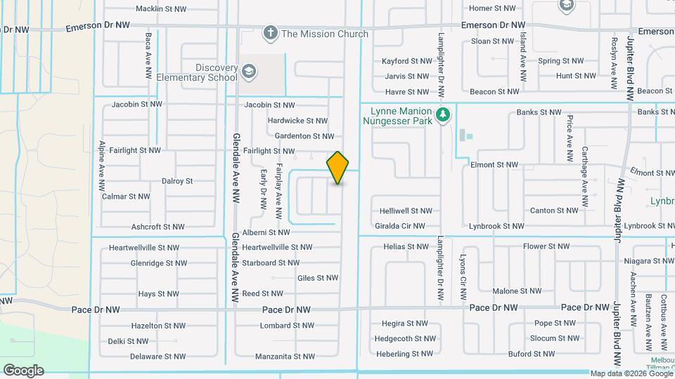 1034 Glencove Ave NW Map and Location Details