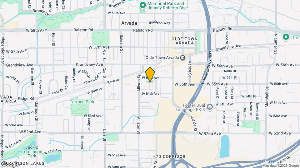 5485 Zephyr St Map and Location Details