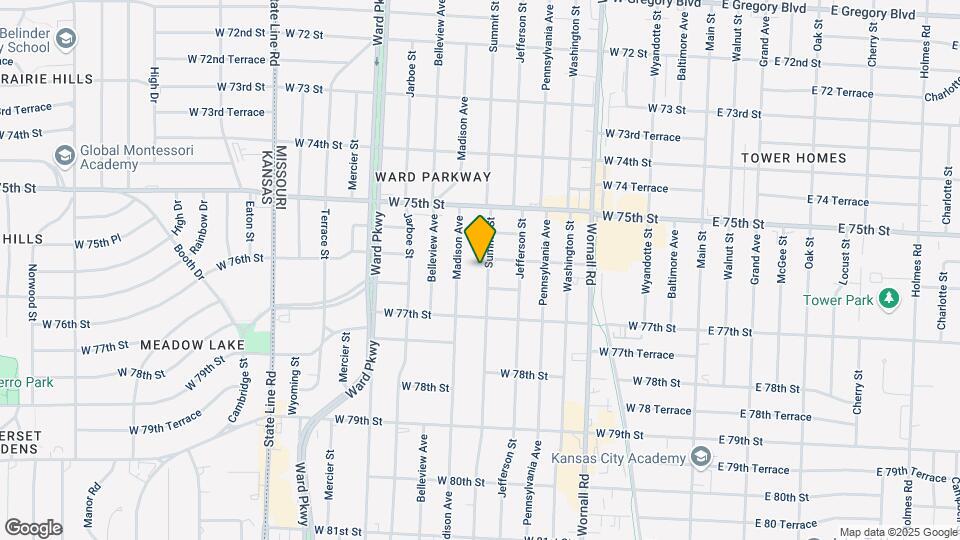 7608 Summit St Map and Location Details