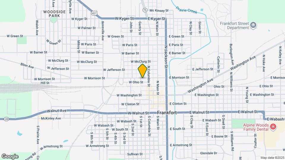 257 W Morrison St Map and Location Details