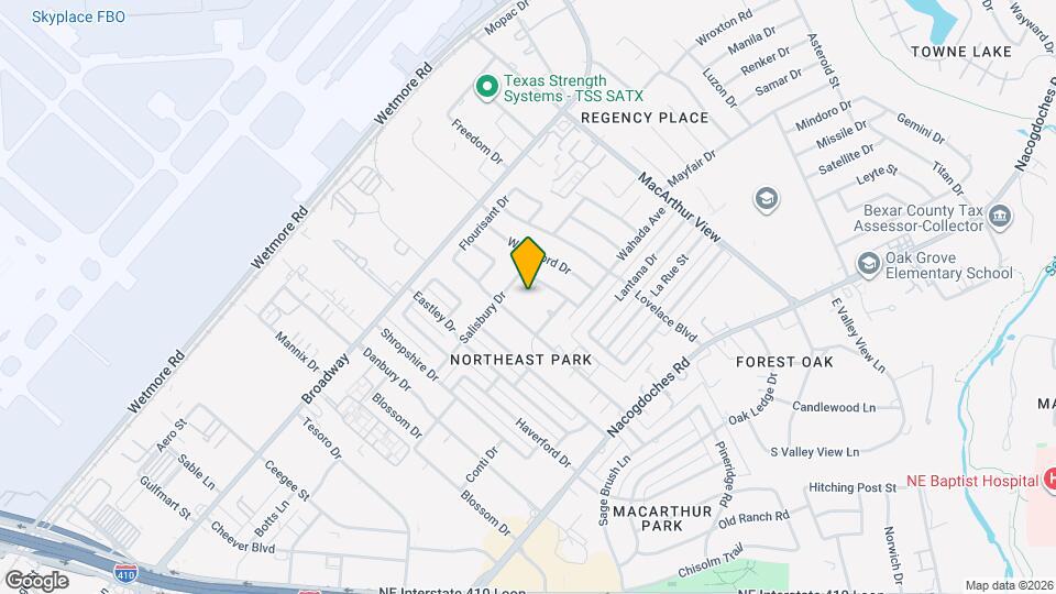 2612 Worldland Dr Map and Location Details