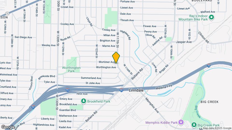 3836 W 117th St Map and Location Details
