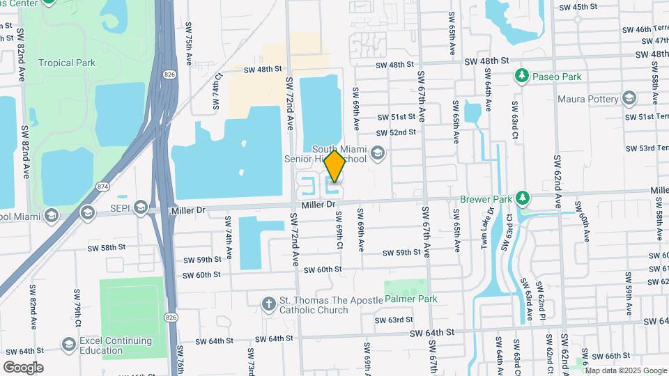 6950 SW 55th Ter E, Unit 6950 Map and Location Details