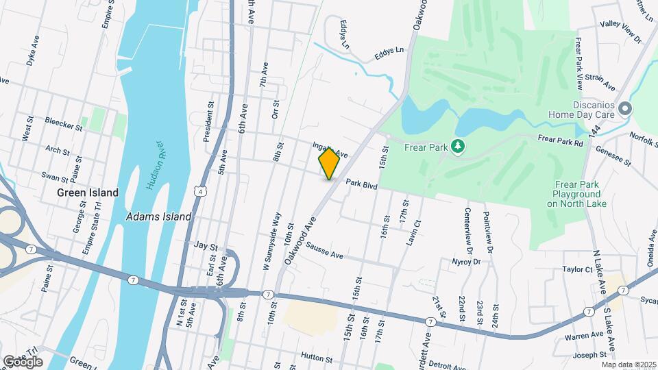 104 Oakwood Ave-Unit -2nd Floor Map and Location Details