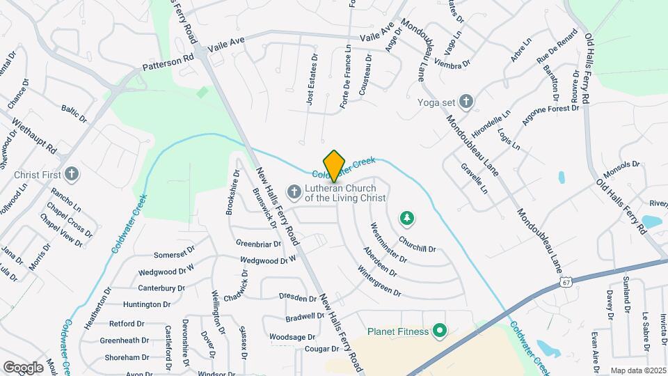 2701 Wintergreen Dr Map and Location Details