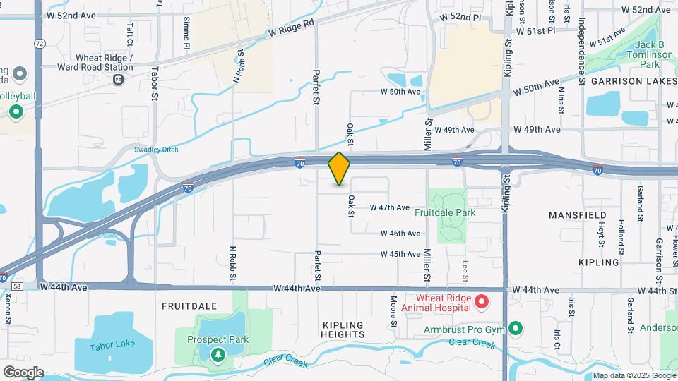 10855 W 47th Ave Map and Location Details