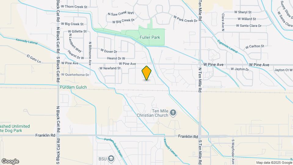 3806 W Newland St Map and Location Details