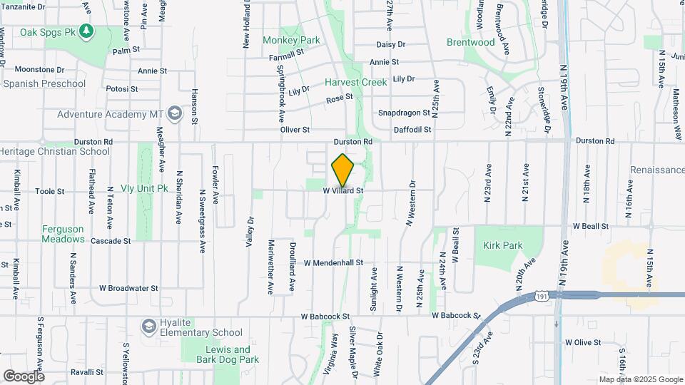 2900 W Villard St Mapa y Detalles de la Ubicación
