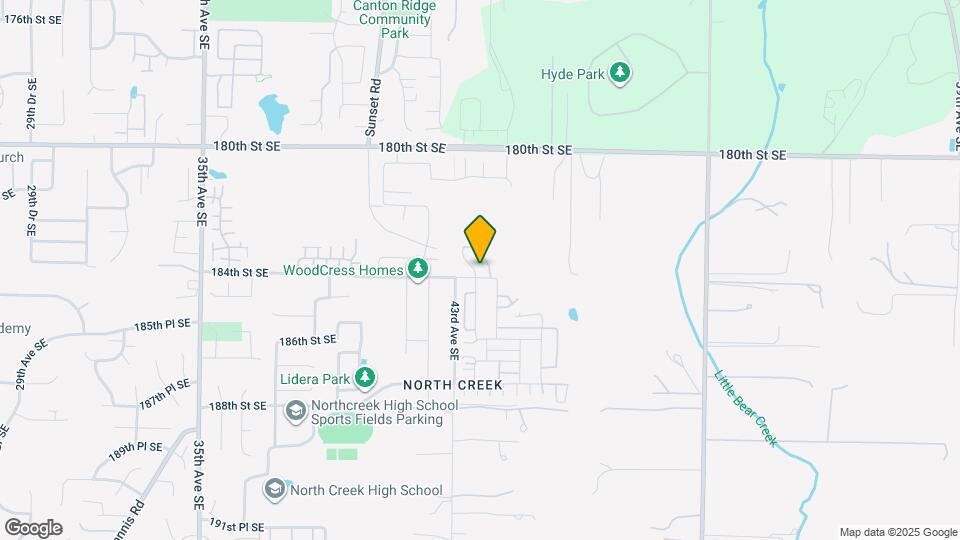 18329 43rd Dr SE Map and Location Details