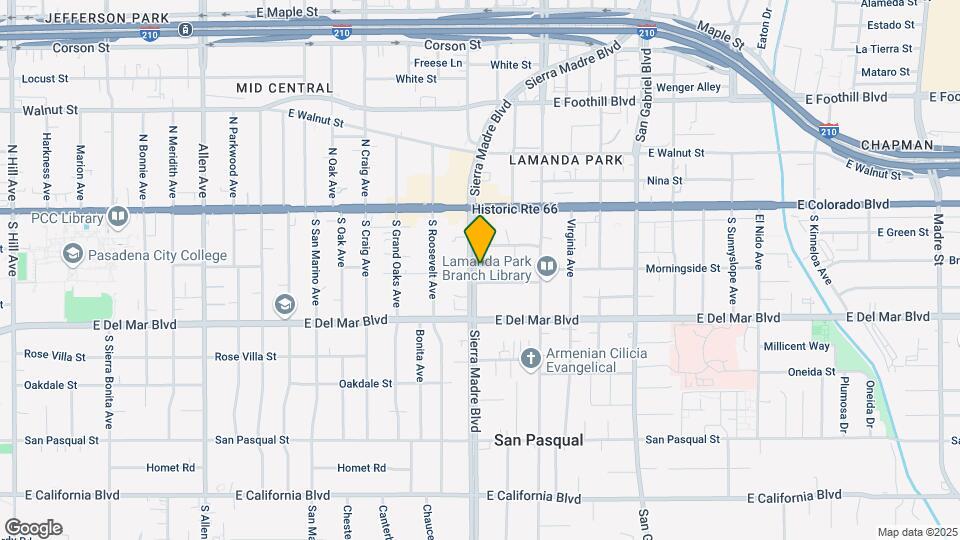 120 Sierra Madre Blvd Map and Location Details