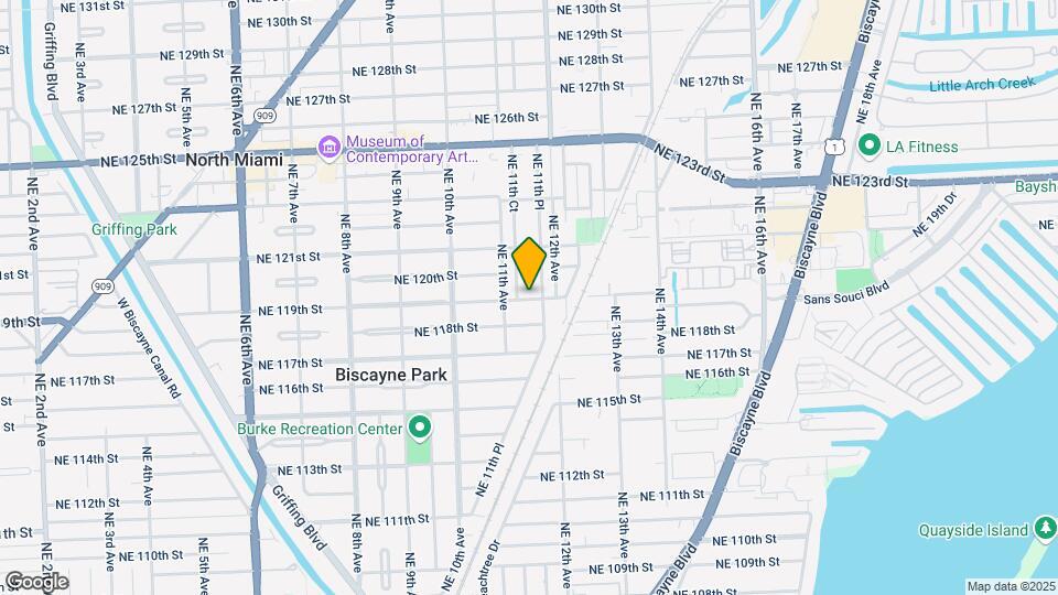 1153 NE 119th St Map and Location Details