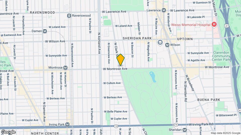 4401 N Clark Mapa y Detalles de la Ubicación
