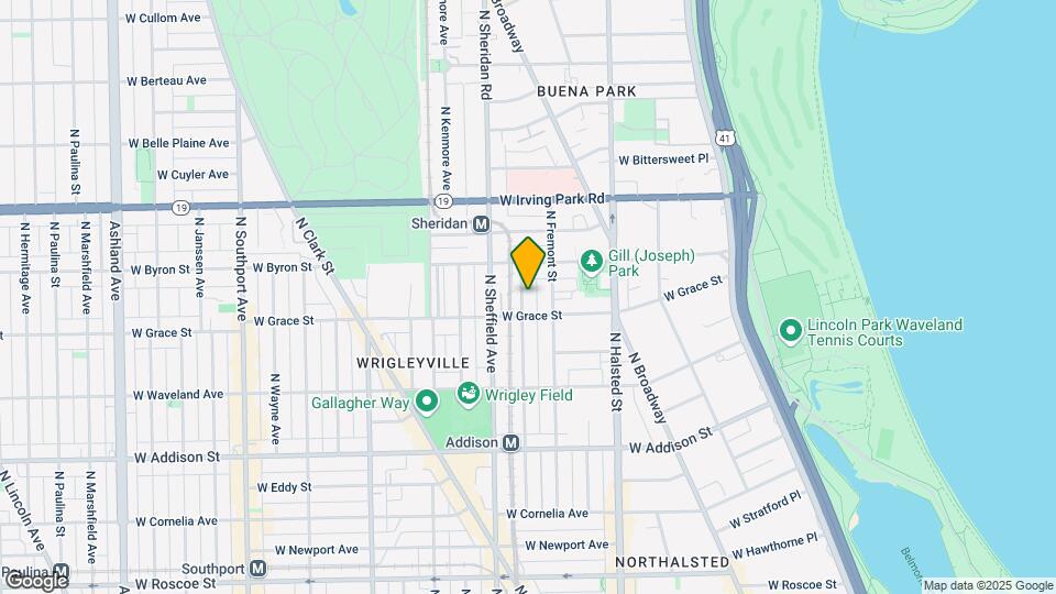 3813-3815 N Wilton Ave Map and Location Details