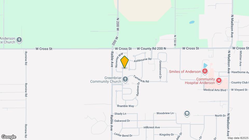 1808 Woodbine Dr Mapa y Detalles de la Ubicación