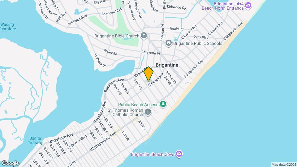 413 W Beach Ave Map and Location Details