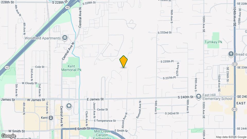 1014 Crest Pl Map and Location Details