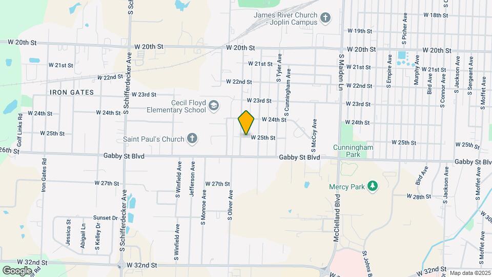 2505 S Willard Ave Map and Location Details