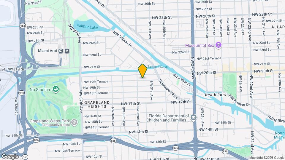 3157 NW 19th Ter, Unit B1 Mapa y Detalles de la Ubicación