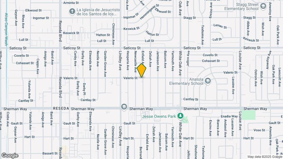 7357 Enfield Ave Map and Location Details